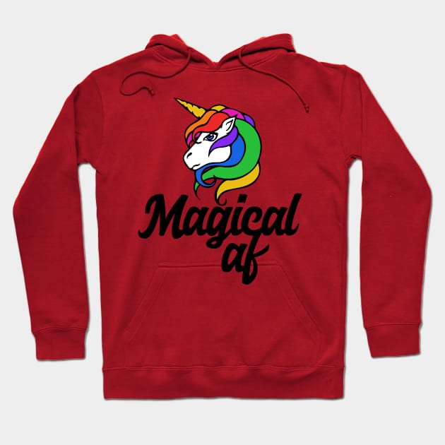 Magical AF Hoodie by bubbsnugg